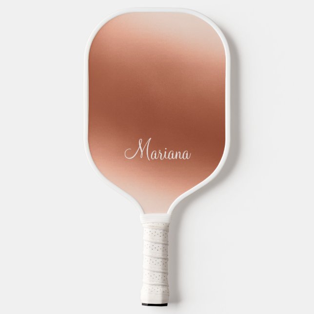 Palas De Pickleball Personalized Golden Chic Pickleball Paddle (Reverso )