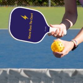 Palas De Pickleball Personalized Mama Runs The Court Pickleball Mom