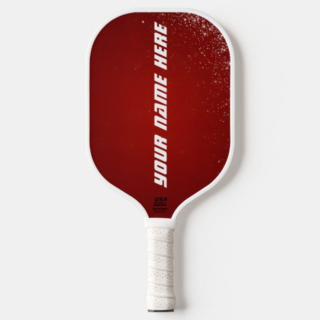Palas De Pickleball Personalized Red Diamonds -  (Anverso)
