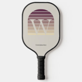 Palas De Pickleball Personalized Sunset Ombre Monogram