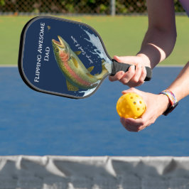 Palas De Pickleball Pesca de la trucha arco iris de papá