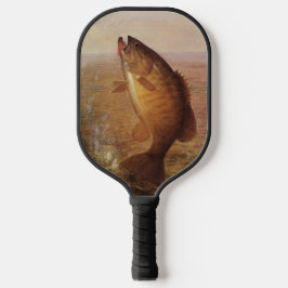 Palas De Pickleball Pesca deportiva de vintage, pez de culo marrón lar