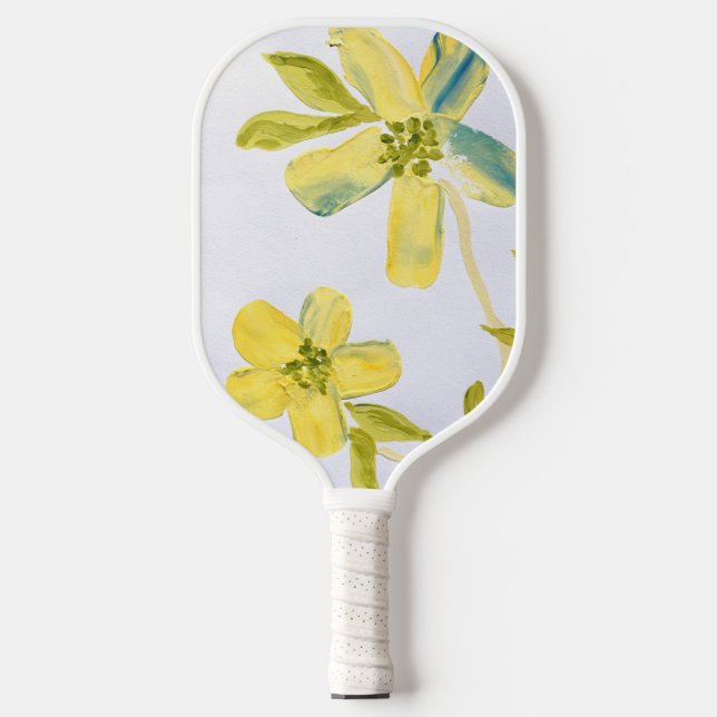 Palas De Pickleball Pétalos cremosos de Art-Sangria de Lydia (Anverso)