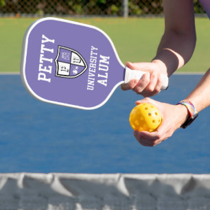 Palas De Pickleball Petty University Alum grad alma mater periwinkle