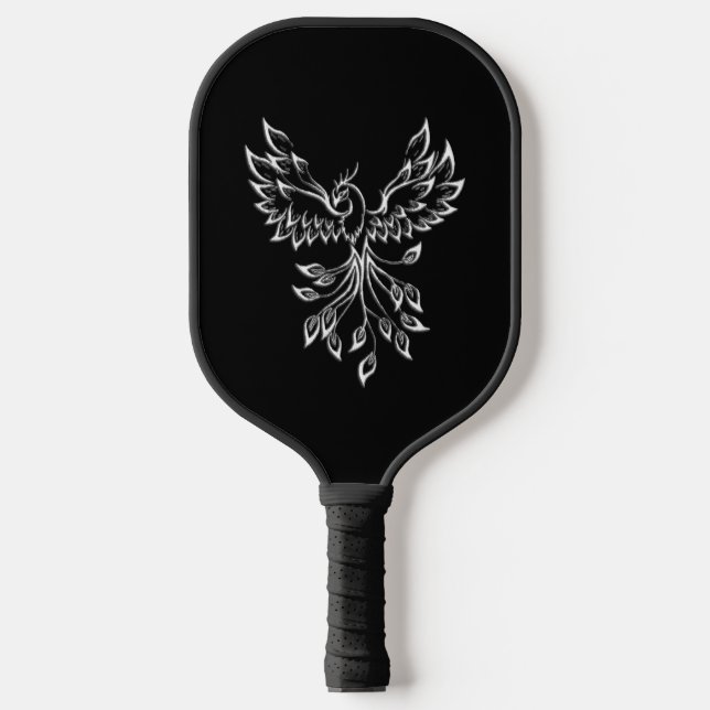 Palas De Pickleball Phoenix Rises en Negro (Anverso)