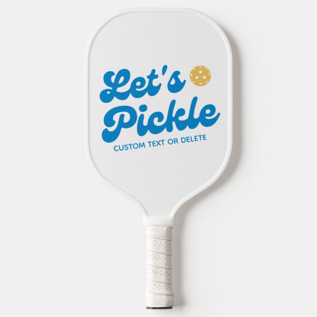 Palas De Pickleball Pickle Pink Guay Retro personalizado (Anverso)