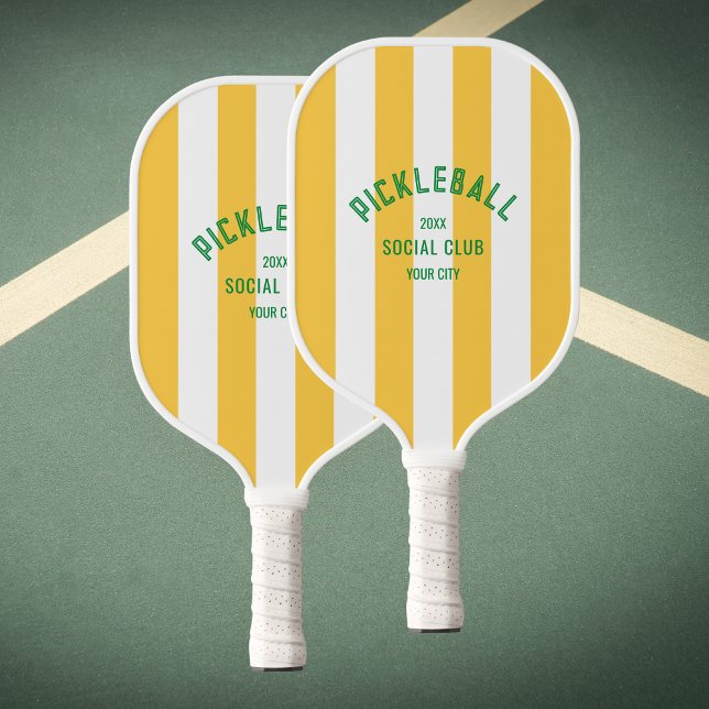 Palas De Pickleball Pickleball Club Social Personalizado Yellow Cabana (Subido por el creador)