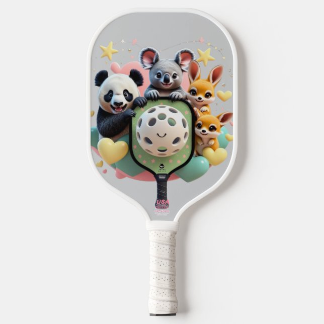 Palas De Pickleball Pickleball de Animal Friends (Anverso)