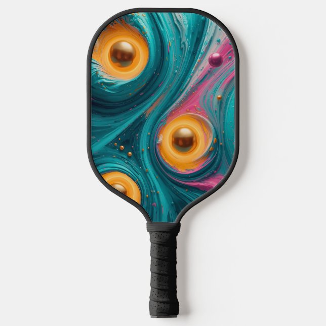 Palas De Pickleball Pickleball Energy Swirl - Poster de movimiento abs (Anverso)