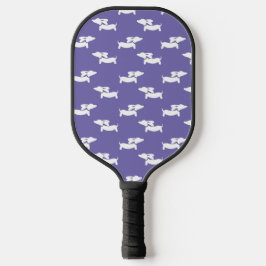 Palas De Pickleball Pickleball Jugando A Dachshund Mom Purple