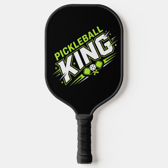 Palas De Pickleball Pickleball King Funny Pickleball Paddle (Anverso)