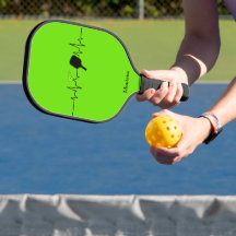 Pickleball Latido Neon Verde - Nombre Personalizad