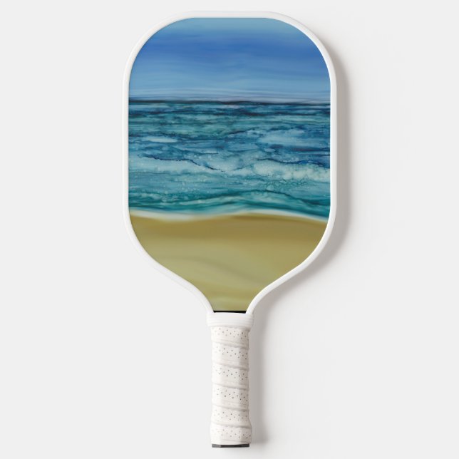 Palas De Pickleball Pickleball Paddle Beach Scene (Anverso)