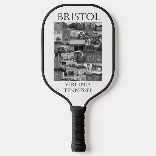 Palas De Pickleball Pickleball Paddle Bristol VA Diseño de 1 lado TN (Anverso)