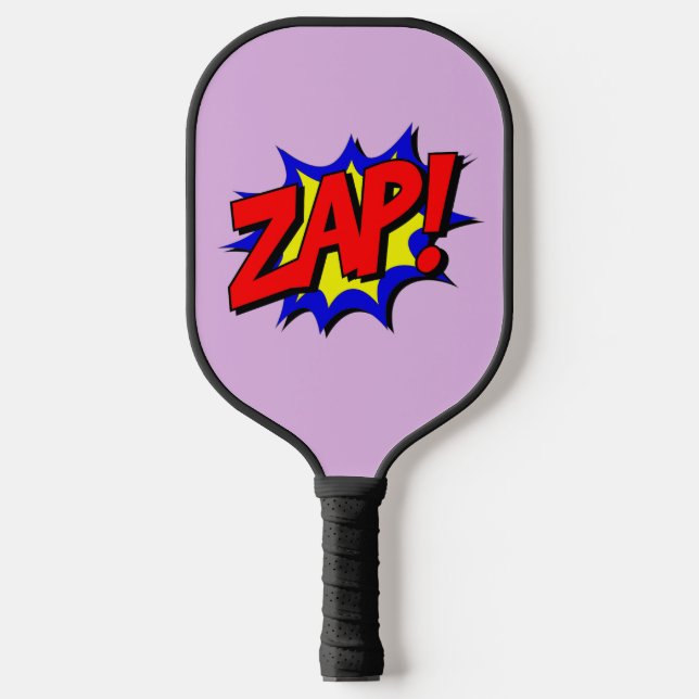 PALAS DE PICKLEBALL PICKLEBALL PADDLE FUNNY COMIC BUBBLE ZAP! (Anverso)