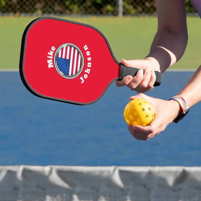 Palas De Pickleball Pickleball Paddle - Personalizado Bandera American (in situ)