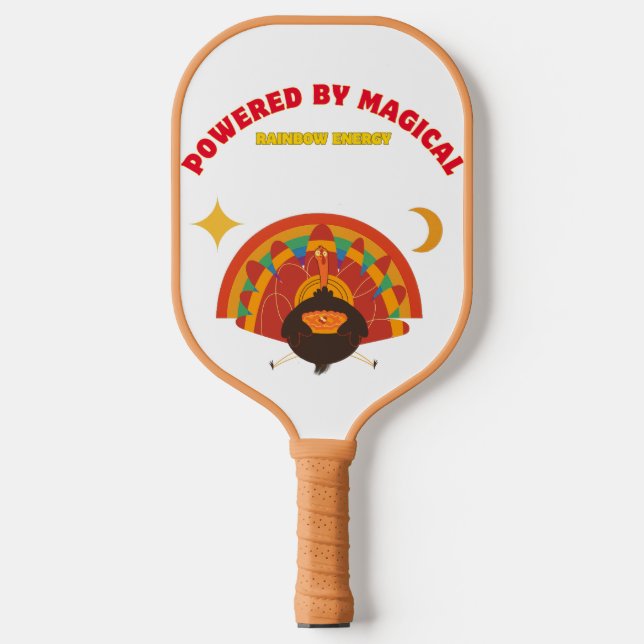 Palas De Pickleball Pickleball Paddle – Rainbow  Thanksgiving 2025  (Anverso)