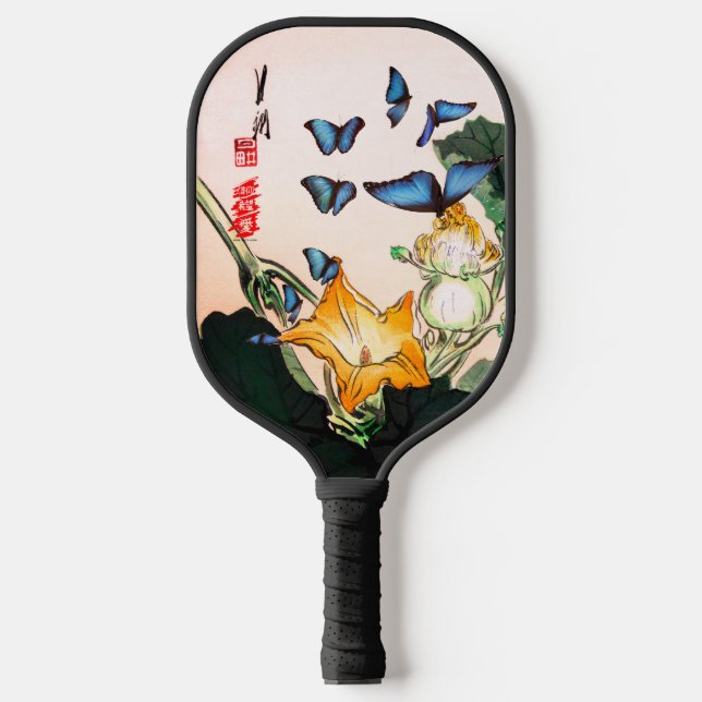 PALAS DE PICKLEBALL PICKLEBALL PADDLES BUTTERFLIES FLORES JAPONESES (Anverso)