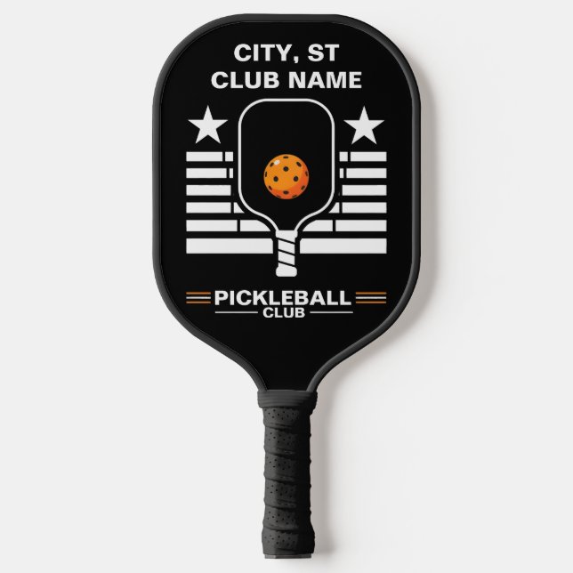 Palas De Pickleball Pickleball Personalized Name Pickleball Club (Anverso)