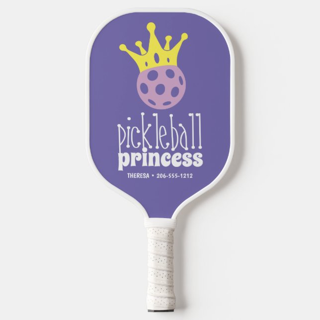 Palas De Pickleball Pickleball Princess Purple (Anverso)