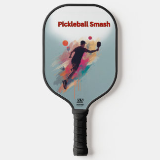 Palas De Pickleball Pickleball Smash Artistic Silhouette Paddle