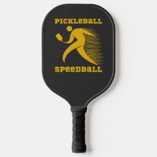 Palas De Pickleball Pickleball Speedball jugador con velocidad