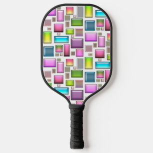 Palas De Pickleball Piedras preciosas y madre de perlas