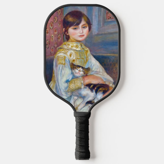 Palas De Pickleball Pierre-Auguste Renoir - Niño con gato (Anverso)