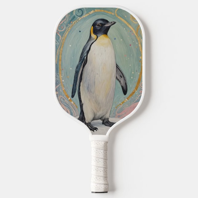 Palas De Pickleball Pingüino Magico Pastel (Anverso)