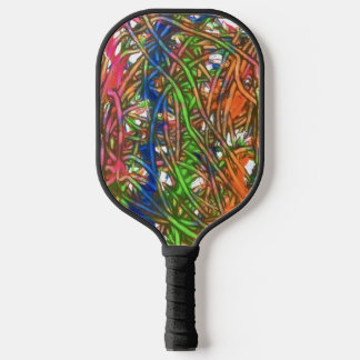Palas De Pickleball Pink, Blue, Green, Orange, Marble Artwork