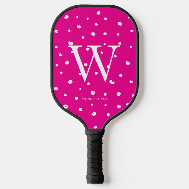 Palas De Pickleball Pink Dots (Anverso)