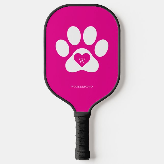 Palas De Pickleball Pink pET pAW dOG cAT (Anverso)