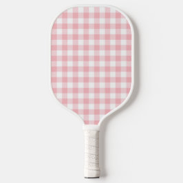 Palas De Pickleball Pink Preppy Gingham Pickle Ball