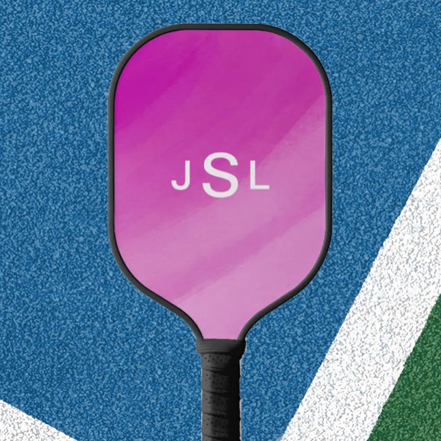 Palas De Pickleball Pink simples iniciales lindo regalo deportivo para (Subido por el creador)
