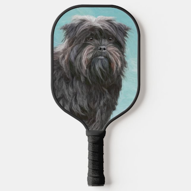 Palas De Pickleball Pintura Affenpinscher - Arte Perro Original Cuto (Anverso)