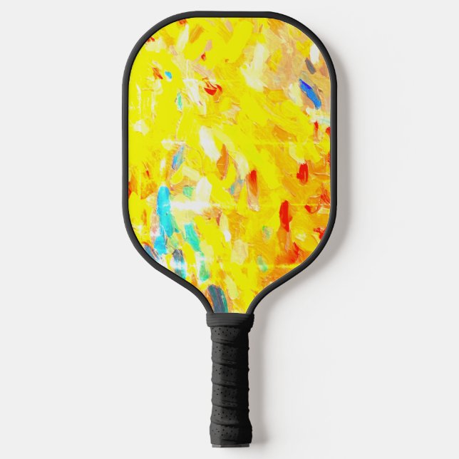Palas De Pickleball Pintura amarilla (Anverso)
