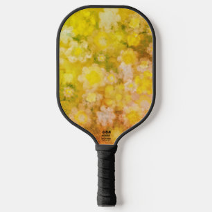 Palas De Pickleball Pintura de color de agua salada retro-floral