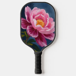 Palas De Pickleball Pintura en acuarela de flores rosadas
