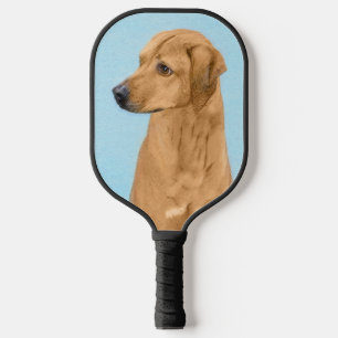 Palas De Pickleball Pintura Ridgeback Rhodesiana - Arte Perro Original