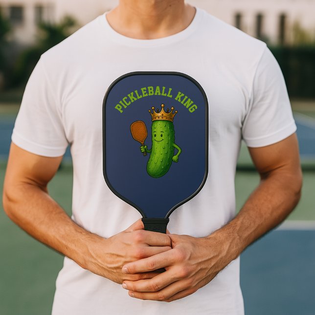 Palas De Pickleball Piquetes King Funny Pickle & Crown Template (Subido por el creador)