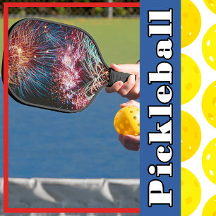 Palas De Pickleball Pista de pelotas de fusilería, fuegos artificiales