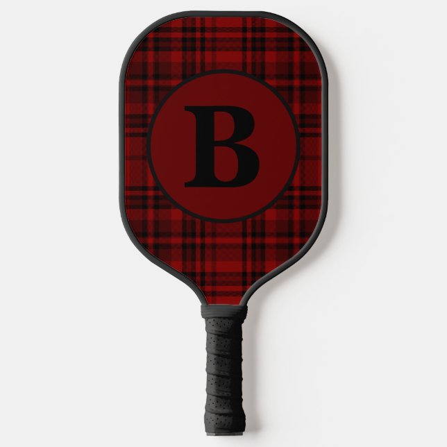 PALAS DE PICKLEBALL PLAID CUADRO ROJO ESTILO GRANJA (Anverso)