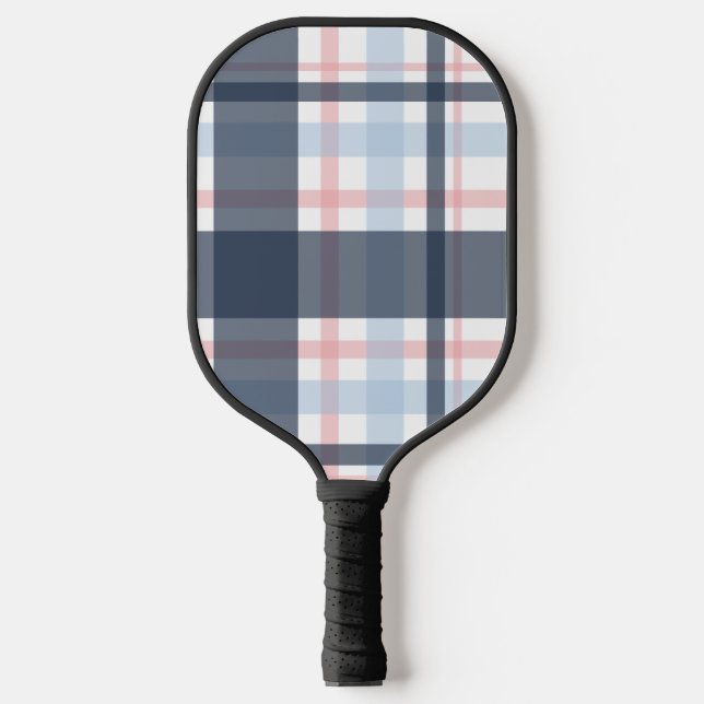 Palas De Pickleball Plaid Preppy – Clásico Regata (Anverso)