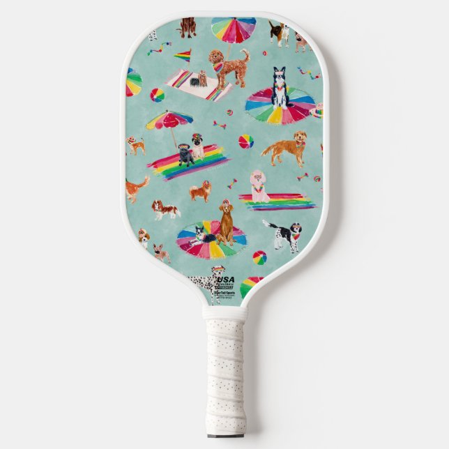PALAS DE PICKLEBALL PLAYA DE PERROS ORGULLO ARCOÍRIS (Anverso)