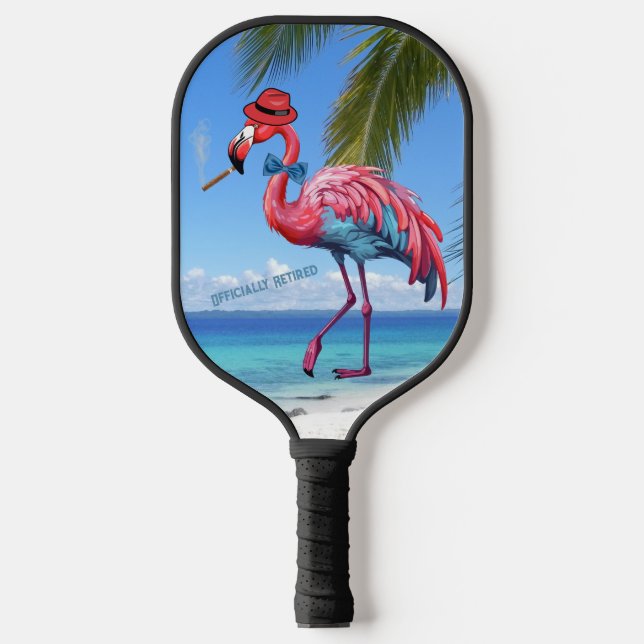 Palas De Pickleball Playa tropical del Flamingo oficialmente retirado  (Anverso)