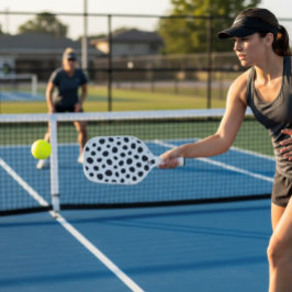 Palas De Pickleball Playful Energy Dalmatian Inspired Dotted Spots