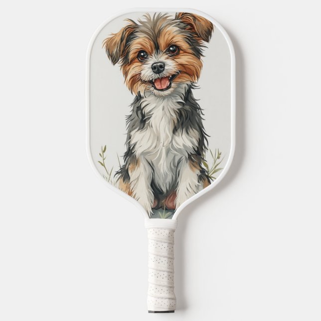 Palas De Pickleball Playful Puppy Pickleball Paddle (Anverso)