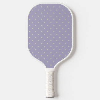 Palas De Pickleball Polka Dots Lavender Cream Polka Pattern