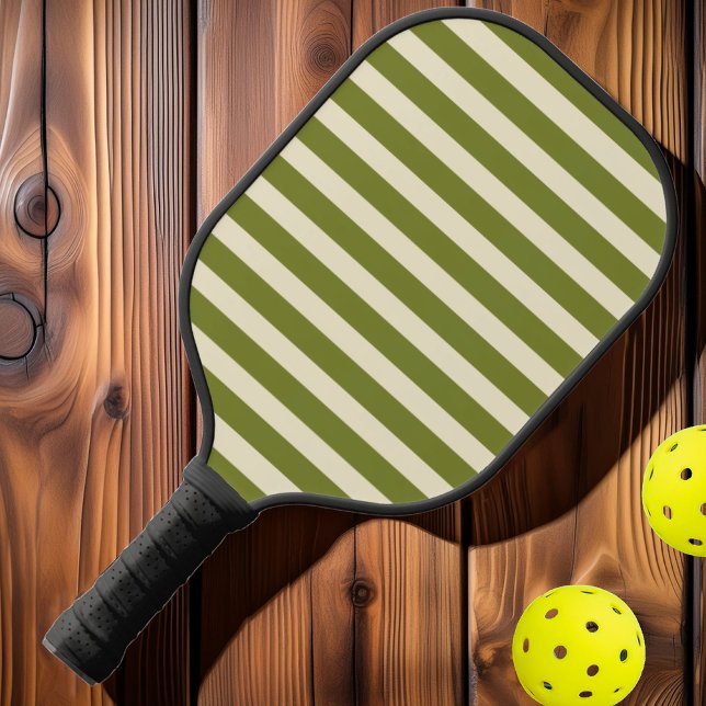 Palas De Pickleball Polo a Rayas de Época Verde Sauce (Subido por el creador)