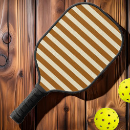 Palas De Pickleball Polo a Rayas de Mediados de Siglo Arena Quemada